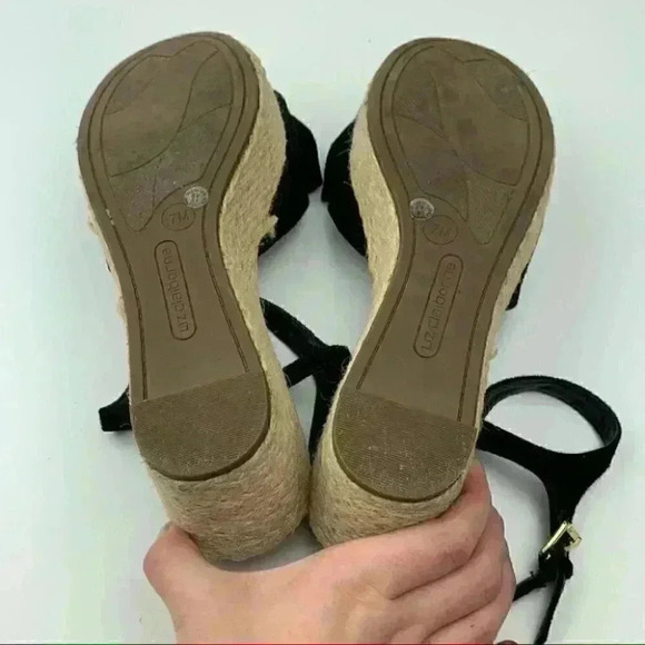 Liz Claiborne sandals sz 7 espadrilles Flatforms - Picture 6 of 13